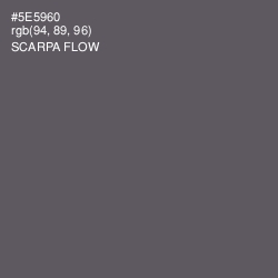#5E5960 - Scarpa Flow Color Image